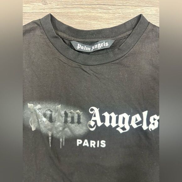 NWOT Palm Angels Men’s Sprayed T-shirt Size XL Made in Italy - Picture 2 of 6